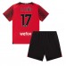 Cheap AC Milan Rafael Leao #17 Home Football Kit Children 2023-24 Short Sleeve (+ pants)